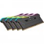 Corsair CMH32GX4M4E3200C16 | Vengeance 32GB Kit (4 x 8GB) PC4-25600 DDR4-3200MHz non-ECC Unbuffered CL16 288-Pin DIMM Memory