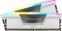 Corsair CMH64GX5M2B5200C40W | Vengeance RGB 64GB (2x32GB) Kit DDR5-5200Mhz PC5-41600 Unbuffered CL40 288-pin DIMM Memory Module White