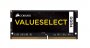 Corsair CMSO16GX4M1A2133C15 | ValueSelect 16GB PC4-17000 DDR4-2133MHz non-ECC Unbuffered CL15 (15-15-15-36) 260-Pin SoDimm 1.2V Dual Rank Memory Module