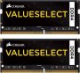 Corsair CMSO16GX4M2A2133C15 | ValueSelect 16GB Kit (2 X 8GB) PC4-17000 DDR4-2133MHz non-ECC Unbuffered CL15 260-Pin SoDimm 1.2V Memory