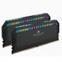 Corsair CMT64GX5M2B6600C32 | Dominator Platinum RGB 64GB (2x32GB) DDR5 DRAM 6600MT/s C32 Memory Module Black