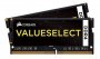 Corsair CORSAIR-VS-32GB-SODI | -VS-32GB-SODI ValueSelect 32GB Kit (2 X 16GB) PC4-17000 DDR4-2133MHz non-ECC Unbuffered CL15 260-Pin SoDimm 1.2V Dual Rank Memory