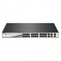 D-Link DES-1210-28P-A1 | 28-Ports 2 Slot 24 4 x 10/100Base-TX 10/ 100/ 1000Base-T Power Over Ethernet 2 x SFP (mini-GBIC) Web Smart Switch