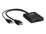 Eaton P130-06N-DP-8K | 1ft 8K HDMI to DisplayPort Active Converter with USB Power