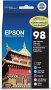 Epson T098120BCS | High Yield Ink Cartridge Black & Color Combo Pack
