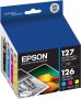 Epson T127120-BCS | DURABrite Ultra High Yield Black & Color Combo Pack Ink Cartridge