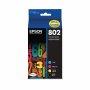 Epson T802120-BCS | Cyan/Magenta/Yellow/Black Ink Cartridges