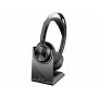 HP 9T9J5AA#AC3 | Poly Voyager Focus 2 USB-C-C Headset + USB-C/A Adapter + Charging Stand