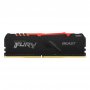 Kingston KF432C16BBA/16 | FURY Beast RGB 16GB DDR4-3200Mhz PC4-25600 Non-ECC Unbuffered CL16 288-Pin UDIMM 1.35V Single Rank x8 Memory Module