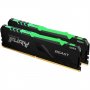 Kingston KF432C16BBAK2/32 | FURY Beast 2x16GB DDR4-3200Mhz PC4-25600 Non-ECC Unbuffered CL16 288-Pin UDIMM 1.35V Single Rank x8 Memory