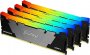 Kingston KF432C16RB2AK4/32 | FURY Renegade 32GB (4 x 8GB) Kit DDR4-3200Mhz PC4-25600 Non-ECC Unbuffered CL16 288-pin DIMM 1.35V Single Rank Memory Module