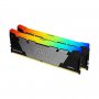 Kingston KF436C16RB2AK2/16 | FURY Renegade RGB 16 GB (2x8GB) DDR4-3600Mhz PC4-28800 Non-ECC Unbuffered CL16 288-pin DIMM 1.35V 1RX8 Memory Module