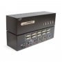 Linksys LDV-DM704AUSK | 4-Ports Dual Monitor (Dvi+Dvi) 7.1 Surround Sound KVM Switch with Cables