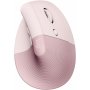 Logitech 910-006472 | Lift Vertical Ergonomic Wireless Mouse (Rose)