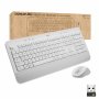 Logitech 920-011018 | Signature MK650 Combo for Business Wireless Mouse and Keyboard Combo Off White