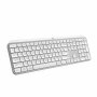 Logitech 920-011559 | MX Keys S Wireless Keyboard Low Profile Fluid Precise Quiet Typing USB C Rechargeable Pale Gray