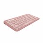 Logitech 920-011777 | Pebble Keys 2 K380s, Multi-Device Bluetooth Wireless Keyboard Tonal Rose