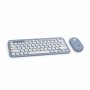 Logitech 920-012202 | Pebble 2 Combo Wireless Keyboard and Mouse Slim Quiet and Portable Bluetooth Tonal Blue