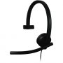 Logitech 981-001425 | H570e USB Wired Mono Headset USB-C Noise-Canceling Mics Black