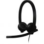 Logitech 981-001429 | H570e USB Wired Stereo Headset USB-C Noise-Canceling Mics MST Black
