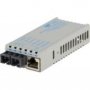 Omnitron 1103D-1-01 | miConverter PoE/PD 10/100 Ethernet Fiber Media Converter RJ45 SC Single-Mode 30km 1 x 10/100BASE-TX 1 x 100BASE-LX US AC & PoE Powered