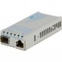 Omnitron 1119D-0-01 | miConverter PoE/PD 10/100 Ethernet Fiber Media Converter RJ45 SFP 1 x 10/100BASE-TX 1 x 100BASE-X (SFP) US AC & PoE Powered