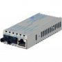 Omnitron 1220D-0-01 | miConverter PoE/PD 10/100/1000 Gigabit Ethernet Fiber Media Converter RJ45 ST Multimode 550m 1 x 10/100/1000BASE-T 1 x 1000BASE-SX US AC