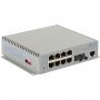 Omnitron 2820-0-18-1 | Omni Converter 8-Ports 1000Base-T + 1-Ports 1000Base-X L2 Managed DIN Rail-mountable Gigabit Ethernet Fiber Switch