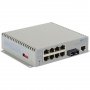 Omnitron 2822-0-18-1 | Omni Converter 8-Ports 1000Base-T + 1-Ports 1000Base-LX L2 Managed DIN Rail-mountable Gigabit Ethernet Fiber Switch