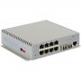 Omnitron 2827-1-28-1Z | Omni Converter 8-Ports 1000Base-T + 2-Ports 1000Base-X L2 Managed DIN Rail-mountable Gigabit Ethernet Fiber Switch