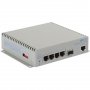 Omnitron 2839-0-14-1 | Omni Converter 4-Ports 1000Base-T + 1-Ports 1000Base-LX L2 Managed Gigabit Ethernet Fiber Switch
