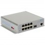 Omnitron 2839-0-18-1W | Omni Converter 8-Ports 1000Base-T + 1-Ports 1000Base-X L2 Managed DIN Rail-mountable Gigabit Ethernet Fiber Switch