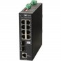 Omnitron 2859-0-28-1Z | RuggedNet 8-Ports PoE+ 1000Base-T + 2 x SFP (mini-GBIC) Ports L2 Managed DIN RMRuggedized Industrial Gigabit Switch