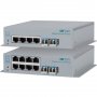 Omnitron 2860-0-14-1 | Omni Converter 4-Ports 1000Base-T + 1-Ports 1000Base-X L2 Unmanaged Gigabit Ethernet Fiber Network Switch