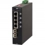 Omnitron 2881-1-14-2Z | RuggedNet 4-Ports 1000Base-T + 1-Port 1000Base-X L2 Unmanaged RM Ruggedized Industrial Gigabit Ethernet Fiber Switch