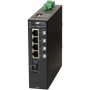 Omnitron 2891-1-14-2Z | RuggedNet 4-Ports 1000Base-T + 1-Port 1000Base-X L2 Unmanaged RM Ruggedized Industrial Gigabit Ethernet Fiber Switch
