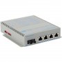 Omnitron 9440-0-14-9Z | Omni Converter 8-Ports PoE+ 1000Base-T 1-Port 1000Base-X L2 Unmanaged Gigabit Ethernet Fiber Switch