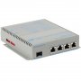 Omnitron 9459-0-14-9W | Omni Converter 8-Ports PoE+ 1000Base-T + 1 x SFP Ports L2 Unmanaged 1U RM Ethernet Fiber Switch