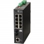 Omnitron 9541-1-18-2Z | RuggedNet 4-Ports PoE+ 1000Base-T + 1-Port 1000Base-X L2 Managed RM Industrial Gigabit Ethernet Fiber Switch
