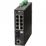 Omnitron 9543-1-18-2Z | RuggedNet 4-Ports PoE+ 1000Base-T + 1-Port 1000Base-X L2 Managed RM Industrial Gigabit Ethernet Fiber Switch