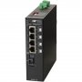 Omnitron 9570-1-14-2Z | RuggedNet 4-Ports PoE+ 1000Base-T + 1-Port 1000Base-X L2 Unmanaged DIN Rail-Mountable Industrial Gigabit Ethernet Fiber Switch