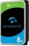 Seagate ST8000VEZ01 | SkyHawk AI 8TB SATA 6Gb/s 256MB Cache 3.5-Inch Surveillance Hard Drive for DVR NVR Security Camera System