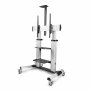 Startech 1110C-MOBILE-TV-CART | Rolling TV Cart/Stand On Wheels for 60-100inch Flat Screens
