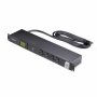 Startech 16NM8-RACK-MOUNT-PDU | 16-Outlet Horizontal Rack Mount Metered PDU 1U Server Power Strip with Surge Protector