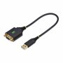 Startech 1P1FFCN-USB-SERIAL | 1ft/30cm USB to Null Modem Serial Adapter Cable