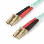 Startech 450FBLCLC1 | 1M 10Gb LC/LC Aqua Fiber Patch Cable