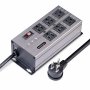Startech 6N515S8-POWER-STRIP | 6-Outlet Industrial Power Strip 125V/15A EMI/RFI Isolation Surge Protection Mountable PDU