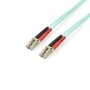 Startech A50FBLCLC2 | 2M 10Gb LC/LC Aqua Fiber Patch Cable