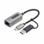 Startech C21GA-USB-ETHERNET | USB-C to Ethernet Adapter with USB-A Dongle