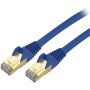 Startech C6ASPAT20BL | 20ft Blue Cat6a STP Ethernet Cable (Blue)